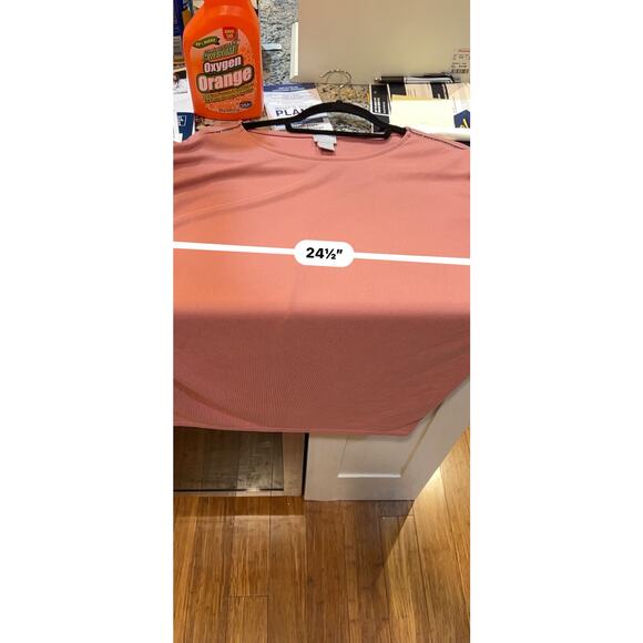 Chico’s Women’s Pink Top Size 0 Raglan Sleeve Scoop Neck Blouse Casual - Picture 7 of 7